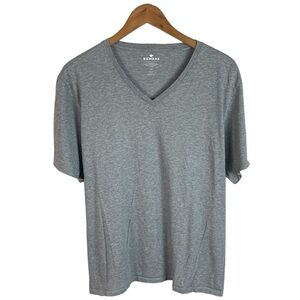 TS974 Men’s Bombas Pima Cotton Stretch V Neck T Shirt XL